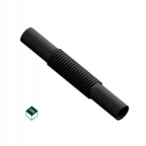 Złączka ZCL 20 mm CZARNA 5 szt. AKS ZIELONKA