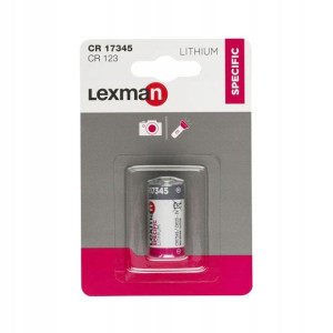 Bateria Litowa Cr123 A/cr17345 1 Szt. Lexman