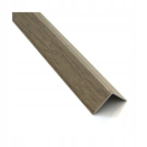 Kątownik PVC 1 m x 11 x 11 mm matowy dąb sonoma STANDERS