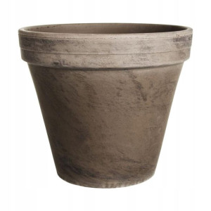 Doniczka gliniana 26 cm PROSTA BASALT