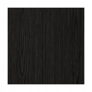 Okleina DREWNO czarna 90 x 210 cm imitująca drewno