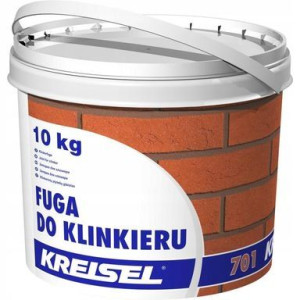 Fuga do klinkieru 701 Grafitowa 10 kg KREISEL