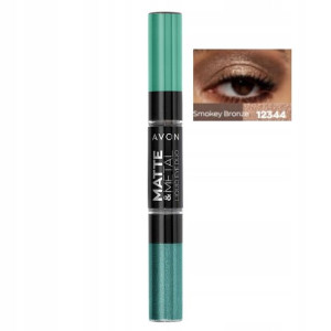 AVON Podwójny cień do powiek w płynie Smokey Bronz