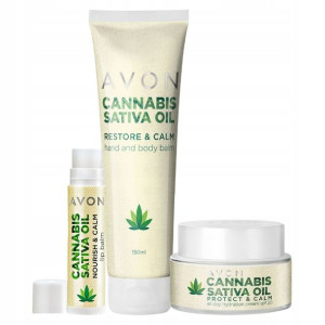 AVON Zestaw kosmetyków z olejem konopnym