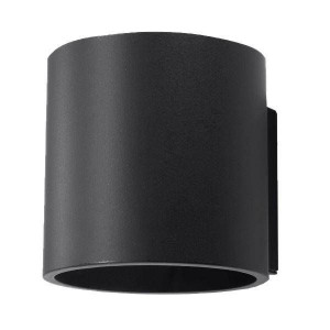 Lampa Do Salonu Kinkiet Ścienny Orbis 1 Czarny