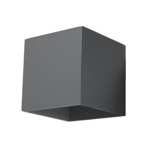 Kinkiet Ścienny Lampa Na Ścianę Quad 1 Antracyt
