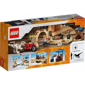 lego 76945 atrociraptor pościg na motocyklu