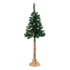 Choinka na pniu 160cm sztuczna sosna szyszki ozdoby