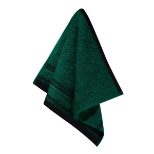 Butelkowa Zieleń Ręcznik 30x30 Welur 100% bawełna