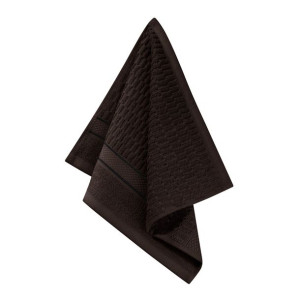 Brązowy Ręcznik Welurowy Velvet 30x30 100% bawełna