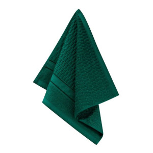 Butelkowa Zieleń Ręcznik Welurowy Velvet 30x30 100% bawełna