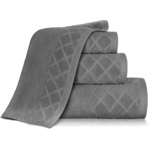 Grafitowy Ręcznik Bawełniany 70x140 Welur 500g/2