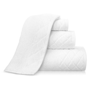 Biały Ręcznik Bawełniany 70x140 Welur 500g/2