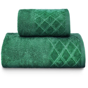 Zielony Ręcznik Bawełniany 70x140 Welur 500g/2