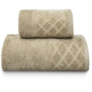 Karmelowy Ręcznik Bawełniany 70x140 Welur 500g/2