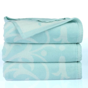 błękitny ręcznik Welurowy Velvet 50x100 Orient