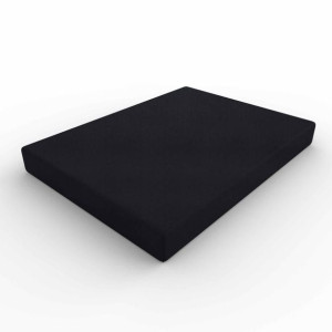 Czarne Prześcieradło Frotte Z Gumką 180x200