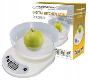Waga kuchenna z misą ESPERANZA COCONUT EKS007