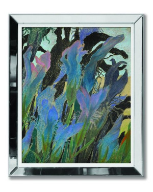  Obraz w lustrzanej ramie do wnętrz Art Deco 51x61cm