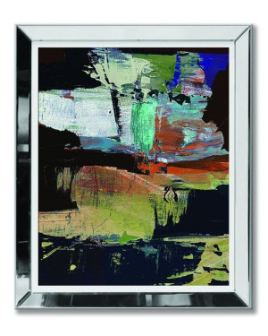  Obraz w lustrzanej ramie do wnętrz Art Deco 51x61cm