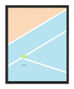 Obraz w stylu sportowym 43x53cm