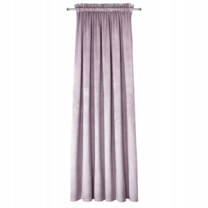 Zasłona 135x270 Dekoracyjna Velvet Rosa Welurowa