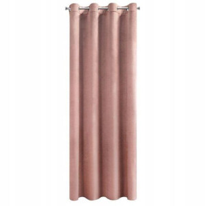 140x250 Zasłona Dekoracyjna Velvet ROSA Przelotki