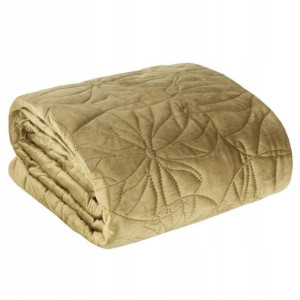 Narzuta 220x240 Eurofirany Welur Salvia1 Beżowy