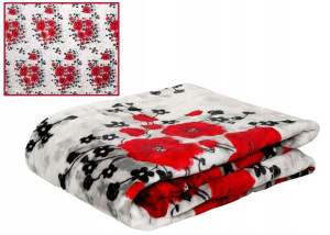Koc Akryl Kolorowy A-085 Gruby Pled 160x210