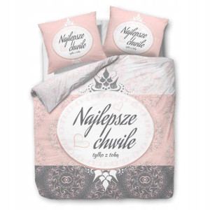 Pościel Bawełniana VINTAGE 2x Poszewka 220x200 3cz