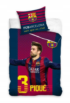 Pościel Dziecięca Bawełniana FC Barcelona 140x200
