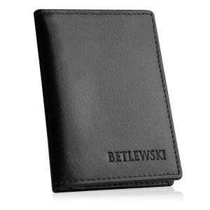 Betlewski Małe cienkie etui karty dokumenty skóra