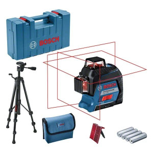 Laser Krzyżowy Gll 3-80 + Bt150 Bosch