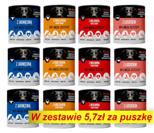 Mr.BIG kawałki w sosie  32x800g Mix smaków dla psa