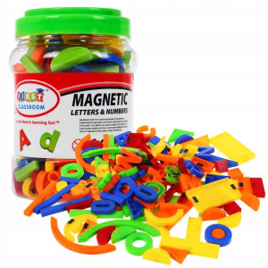 cyfry + literki + FIGURY MAGNETYCZNE 128 SZTUK