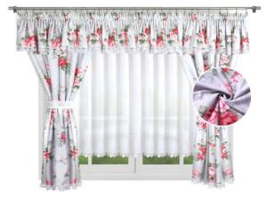 Firana Gotowa Woal 400x155 Firany Firanka Kolorowa