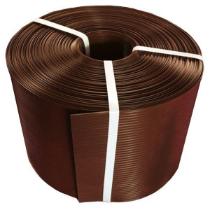 Taśma ogrodzeniowa 26mb CLASSIC LINE 190mm BRĄZ
