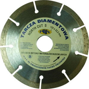 Tarcza Diamentowa 230x22,2mm Segmentowa Standard North Cut S Pgn