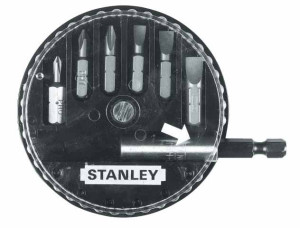 Komplet Grotów 7szt. (6 Tx) + Uchwyt Stanley