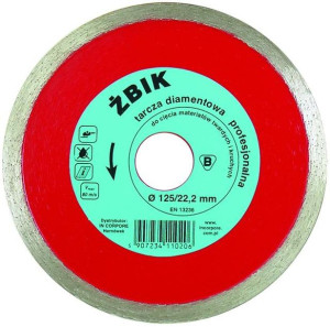 Tarcza Diamentowa 230x25,4mm Ciągła Standard Żbik In Corpore