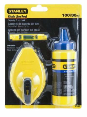 Linka Traserska 30m + Kreda 115g + Poziomnica Sznurkowa Opp (1/5) Stanley
