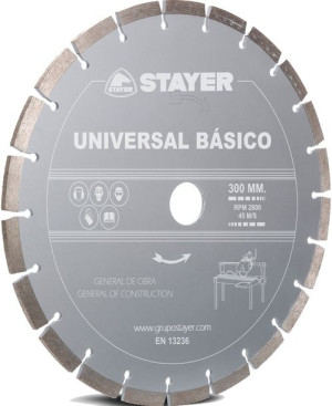 Tarcza Diamentowa 300x25,4mm Segmentowa Standard Universal Basic Stayer