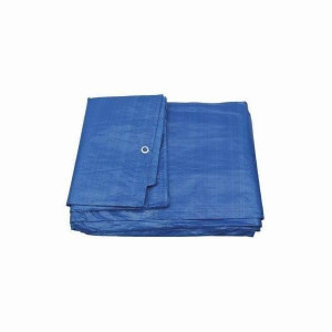 Plandeka 5x6m Niebieska Wzmacniana 75g/m2 Ochronna