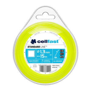 Żyłka Tnąca Standard 1,3mm / 15m Kwadrat Cellfast