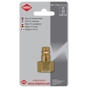 Wtyk Gwint Wewnętrzny 1/4" Euro Airpress