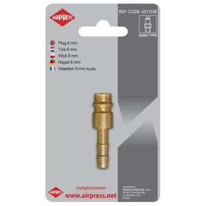 Wtyk 6mm Euro Airpress