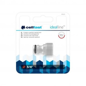 Przyłącze Z Gwintem Zewnętrznym 3/4" Ideal Line Plus Cellfast
