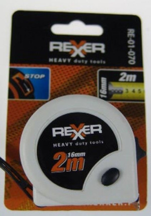 Miara Stalowa Zwijana 2m X 16mm Assistent Rexxer