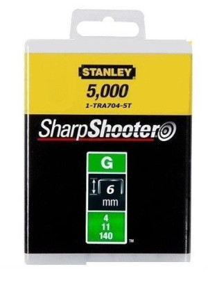 Zszywka G 6mm 5/16" Hd Typ G 4/11/140 /5000szt/ (1/6) Stanley