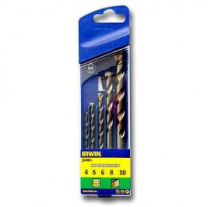 Zestaw Wierteł Do Betonu 5szt. 4-10mm Masonry Irwin